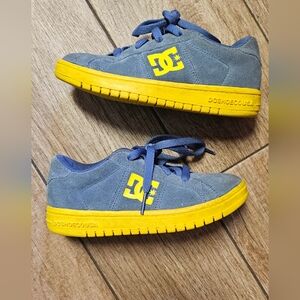 DC Kids Sneakers Blue and Yellow